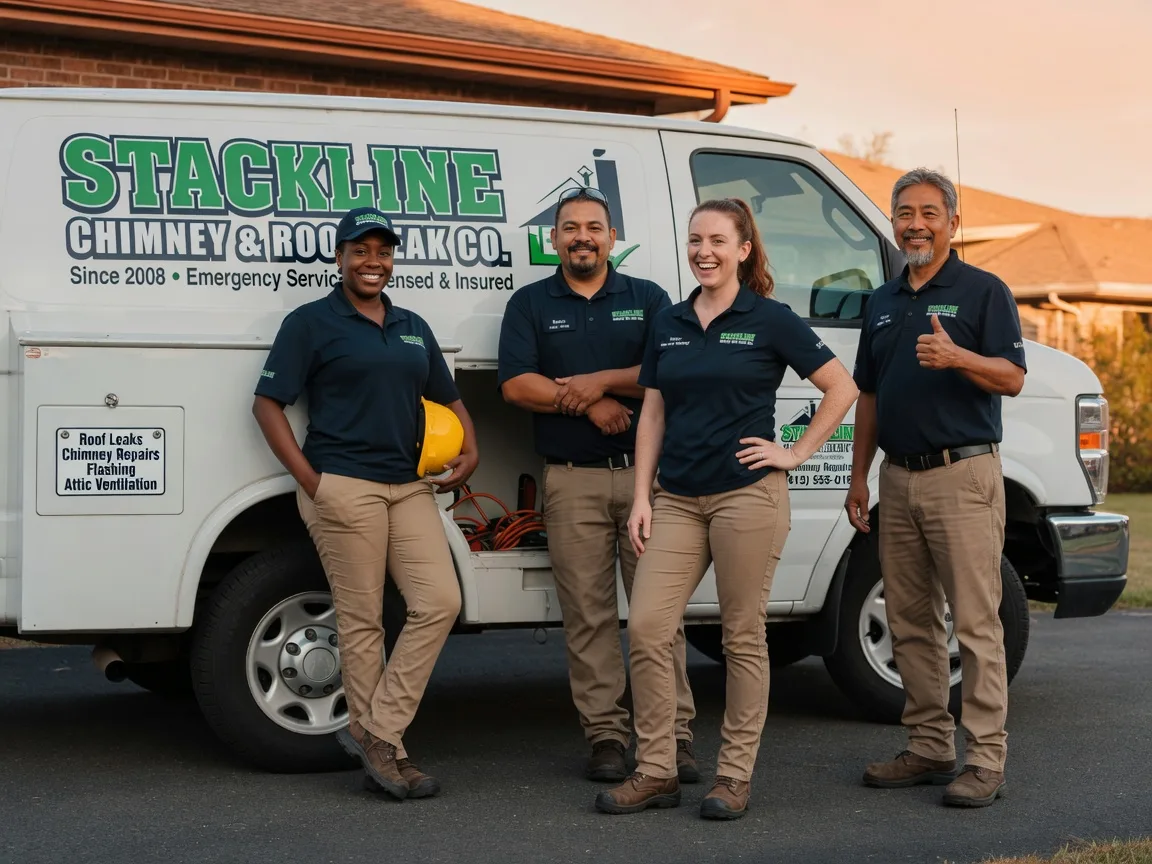 Chimney flashing repair company in Marionville, VA